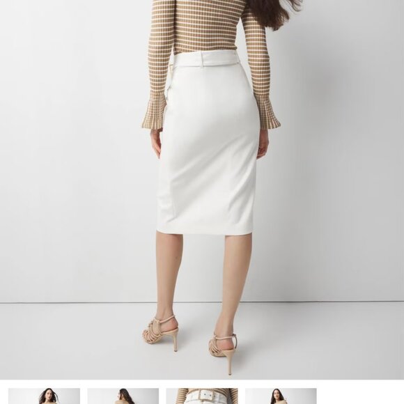 NWT WHITE HOUSE BLACK MARKET cargo pocket pencil skirt 6 - Picture 3 of 3